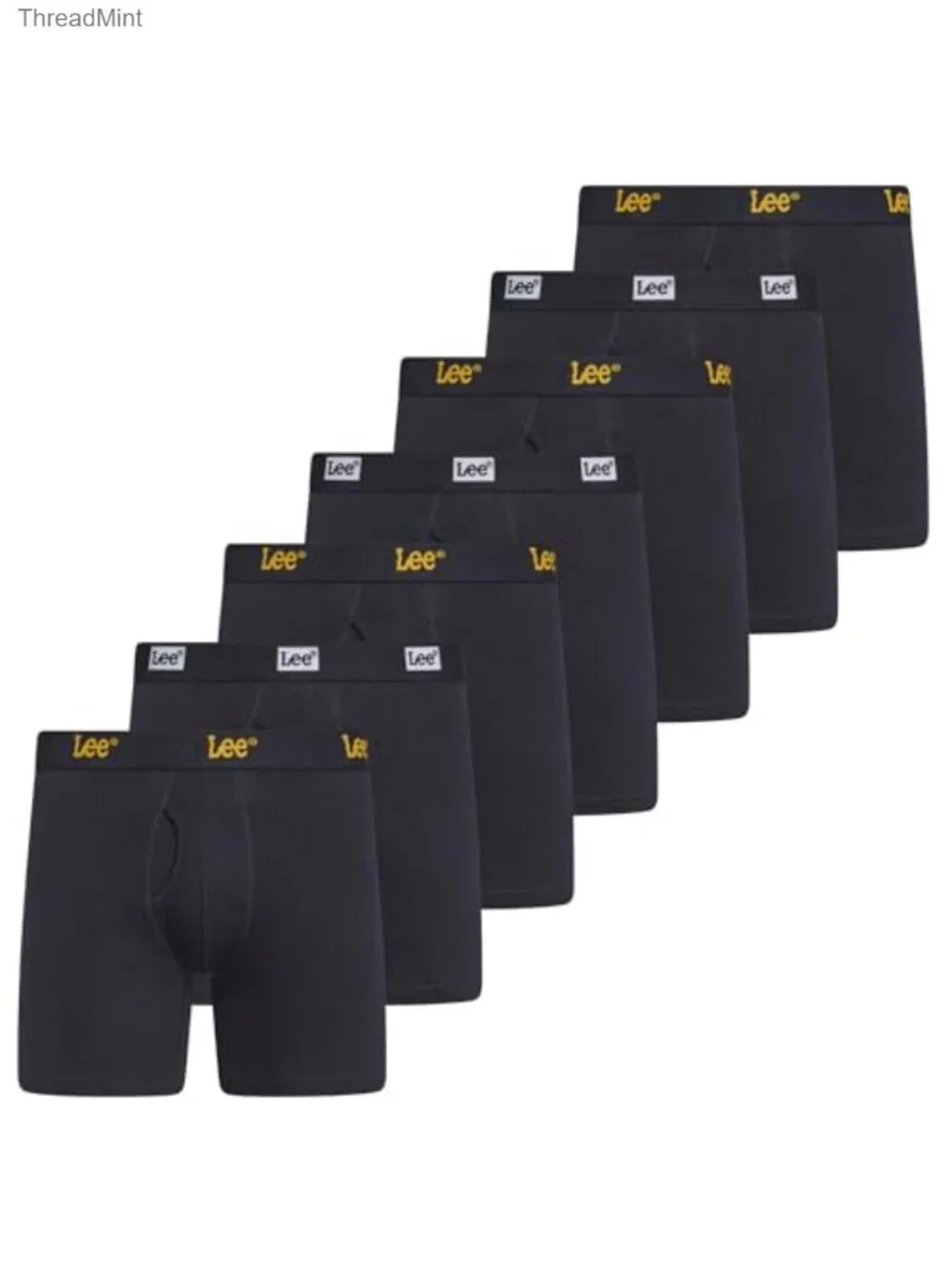 Mens Cotton Stretch Boxer Briefs 7 Pack Tagless Breathable Underwear